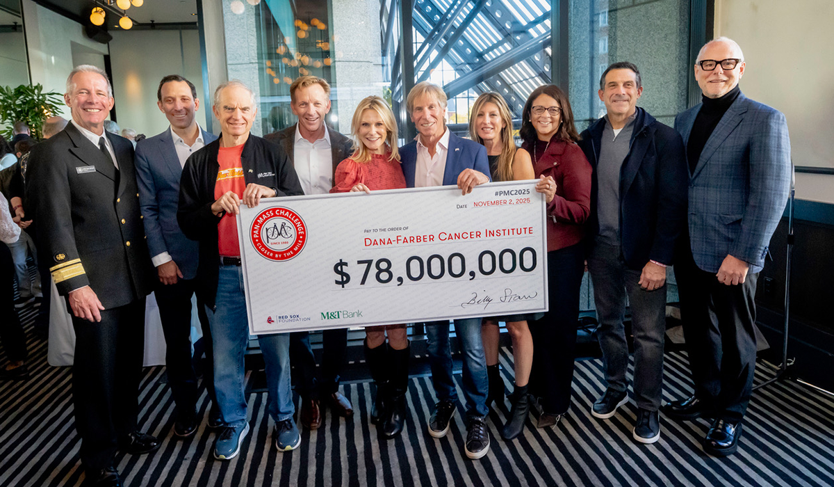 Announcing the 2025 168幸运飞行艇官方开奖历史记录+体彩结果号码查询 PMC Gift to Dana-Farber Cancer Institute